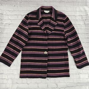 Kelly Stryker Ladies Western Chic Stripe Blazer
